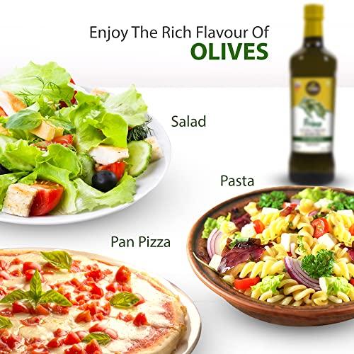 DISANO DiSano Extra Virgin Olive Oil Prima 1 Ltr (Glass Bottle), Made from 100% Hojiblanca Olives