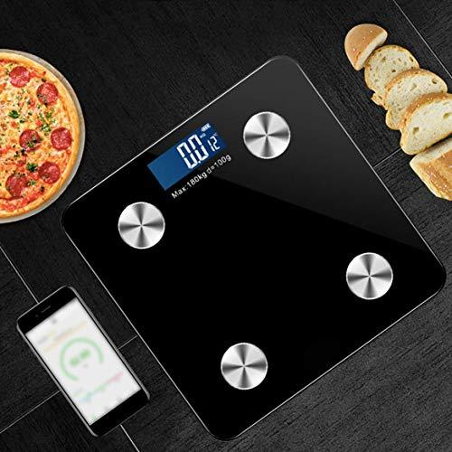 Glaceon Glaceon Bluetooth Body Fat Scale Smart BMI Scale Digital Bathroom Weight Scale, Body Weight Measurement Scale with Smartphone App