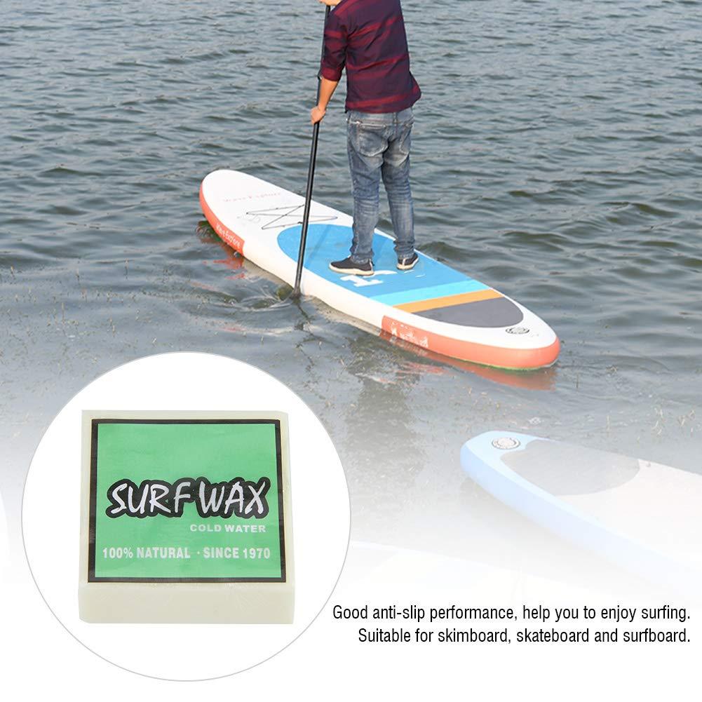 Fabater Skimboard Speed Wax, Durable Surfboard Wax for Surfing for(green)