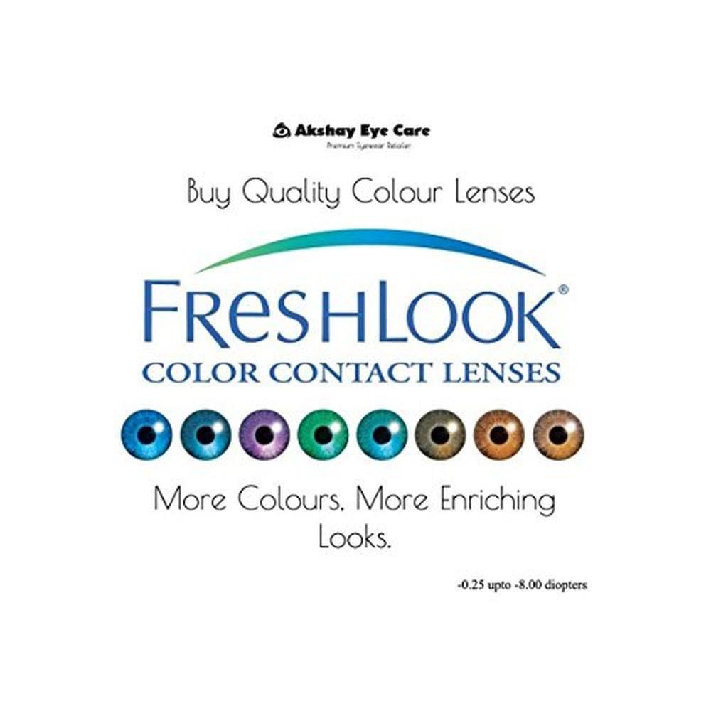 ALCON Freshlook Colorblends Monthly Color Lens-2 Lens (Powerless) (STERLING GRAY)