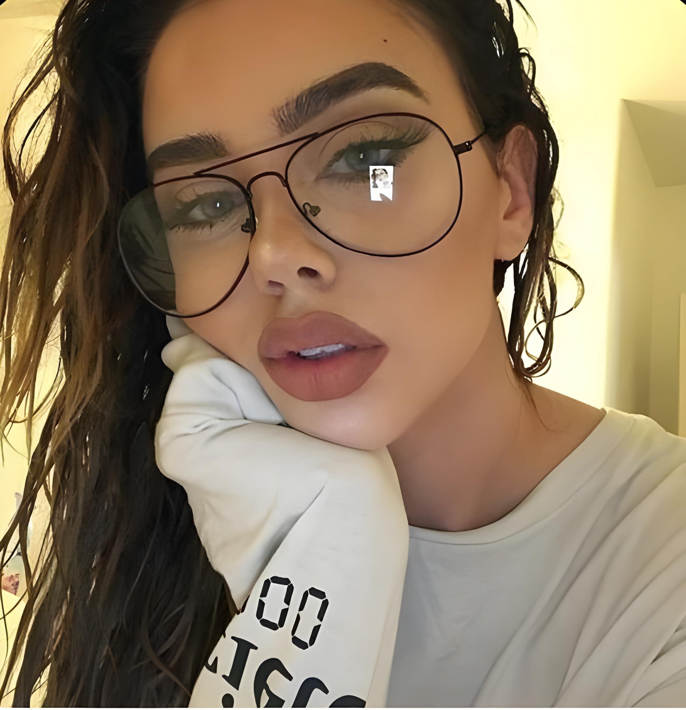 Roshfort Roshfort Lucky Bhaskar Zero Power Blue Cut Computer Glasses | Anti Glare, Lightweight & Blocks Harmful Rays | UV Protection Specs | Men & Women | Large | German101 (Black)