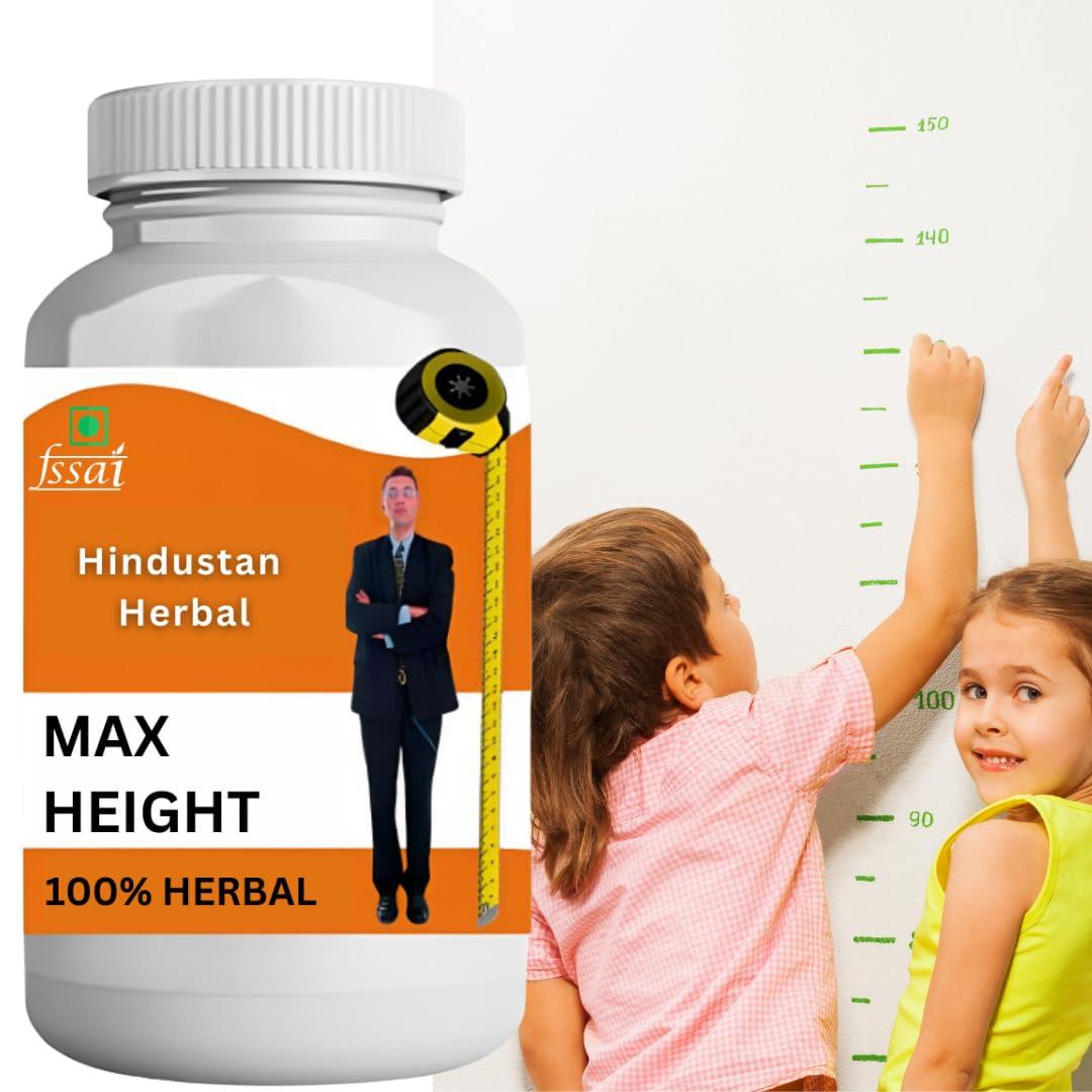 Generic Max Height | Height Increase Capsule For Women & Men with Protein | Vitamins, Minerals | Pack 1