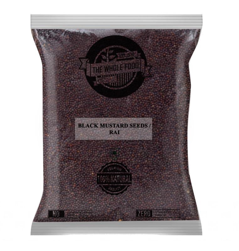 The Whole Food Co. The Whole Food Co. Premium Black Mustard Seeds/Rai, 1 Kg
