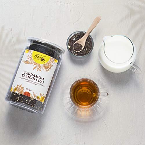 The Indian Chai The Indian Chai - Cardamom Elaichi Chai 300g, Premium Desi Chai Patti for Authentic Elaichi Flavour, Good for Digestion and Cough Cold