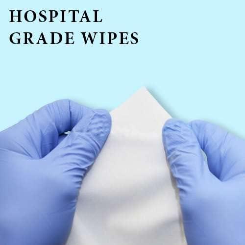 ProHeal Disposable Dry Wipes, 100 Pack Ultra Soft Non-Moistened Cleansing Cloths for Adults, Incontinence, Baby Care, Makeup Removal Hospital Grade, Durable by ProHeal