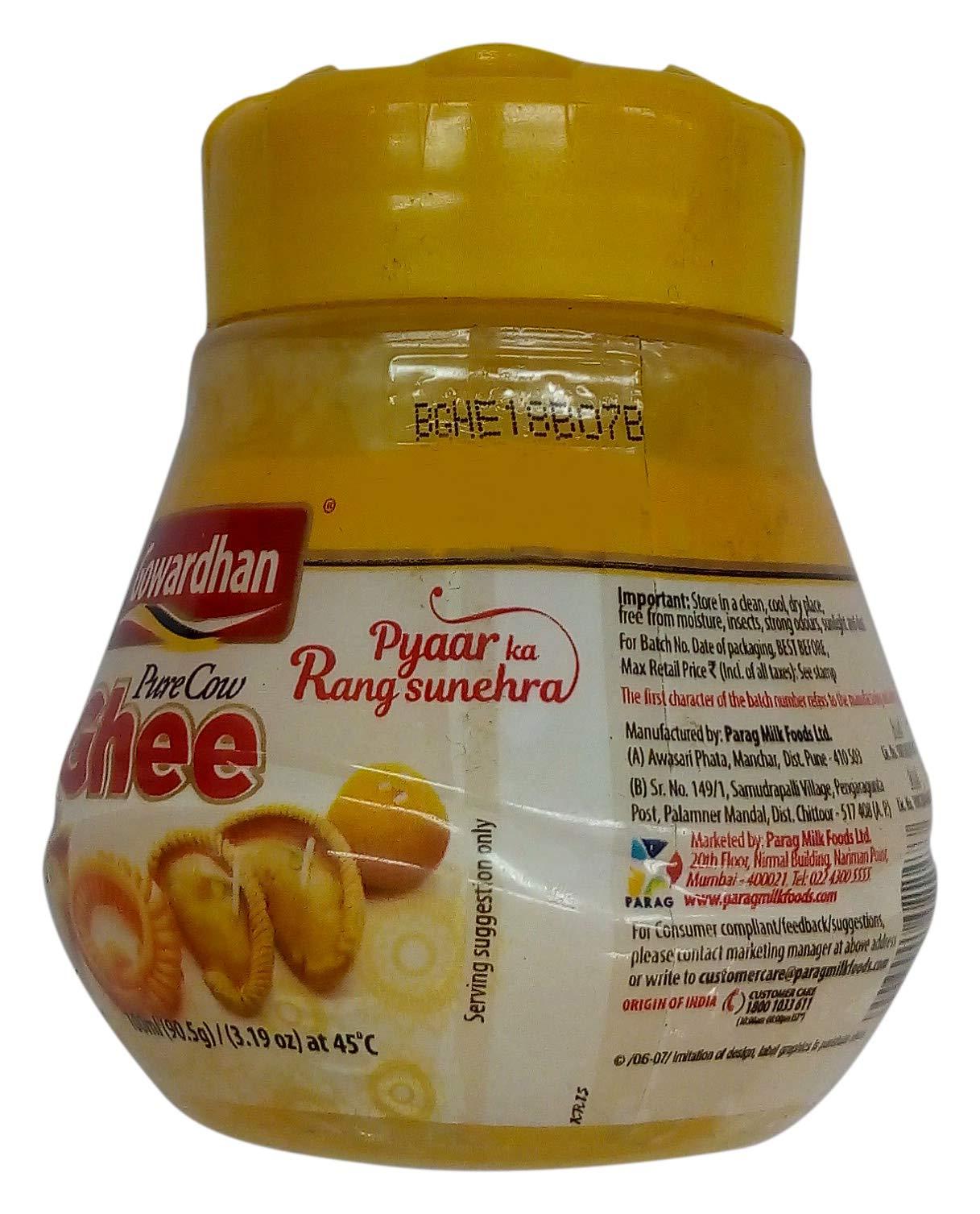 Gowardhan Gowardhan Pure Cow Ghee, 100ml Jar