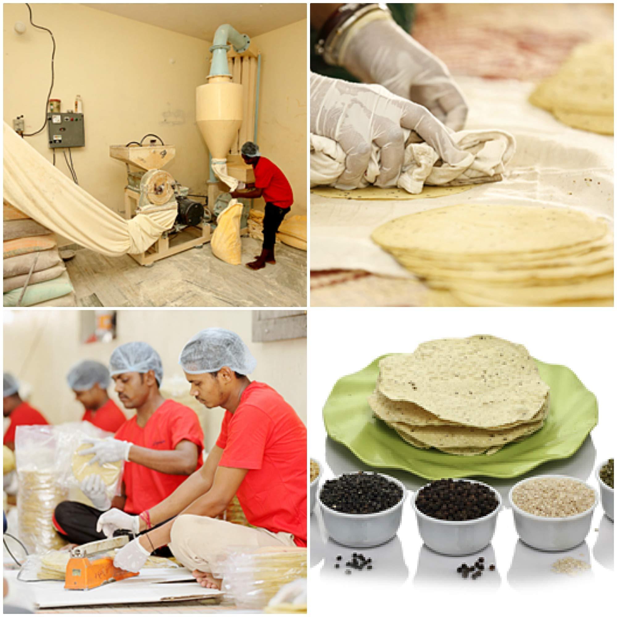 MARWAR Marwar Urad Daal Punjabi Papad (Handmade, High Spicy & Rajasthani Flavor) 400g Zipper