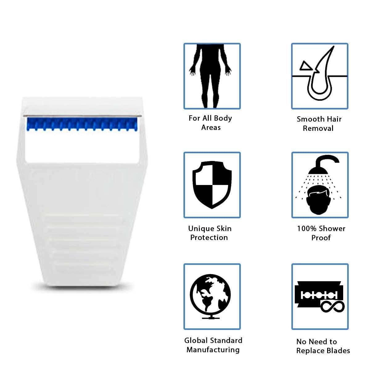 SWEZOR SWEZOR Disposable Skin Blade, Manual razor - THE ORIGINAL - MADE IN SWEDEN Pack Of 10Pcs. For Men/Women, PACK OF 10