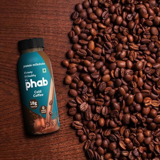 Phab Phab Assorted Protein Milkshakes (200ml, Pack of 24) with 18g Protein & No Added Sugar | Gluten-Free & Gut-Friendly, Trans Fat Free | Rich Source of Fibre & Pre-biotics | Healthy & Delicious Protein Shake