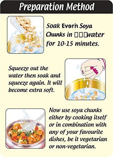 Everin Everin Nutri High Protein and Healthy Gluten Free SOYA Chunks Combo Pack of 2 (1kg Each)