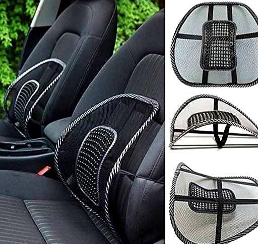 Chair Back Rest Car Seat Lumber Support Lumbar Support Black Back Support Black