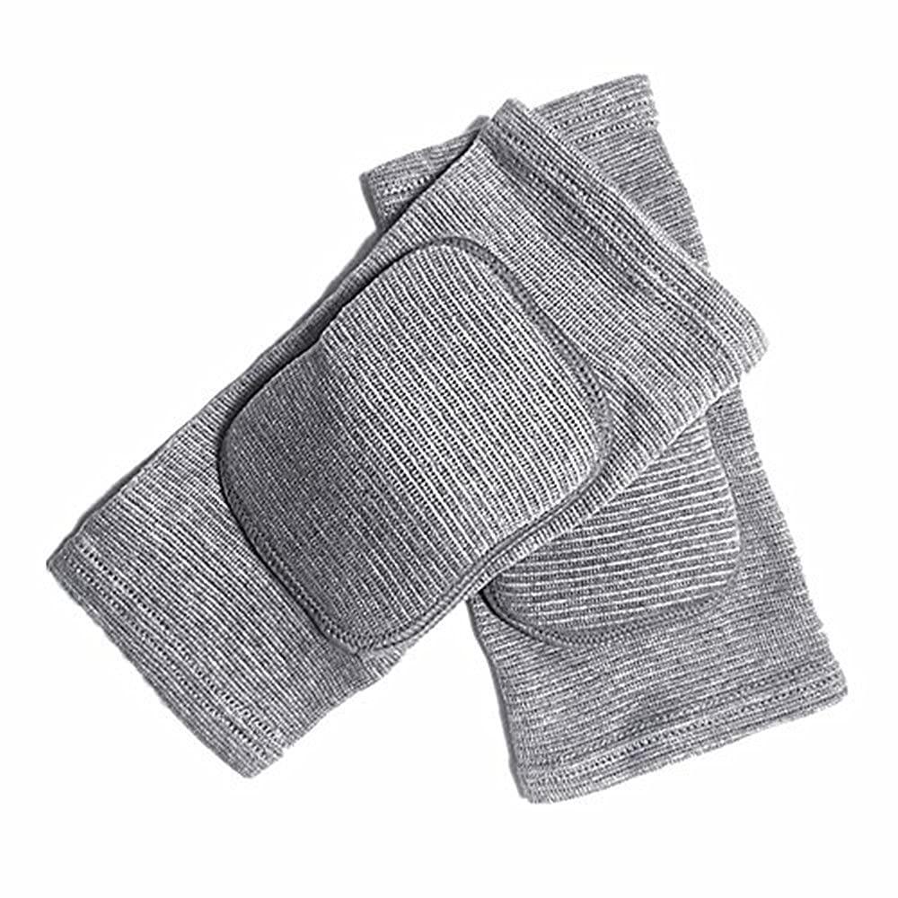 MINILUJIA MINILUJIA Children\'s Kids Knee Brace Pad Tight Non-falling Sponge Sleeves Breathable Flexible Elastic Support Protector Cover 2PCS/Pair (xs, grey)