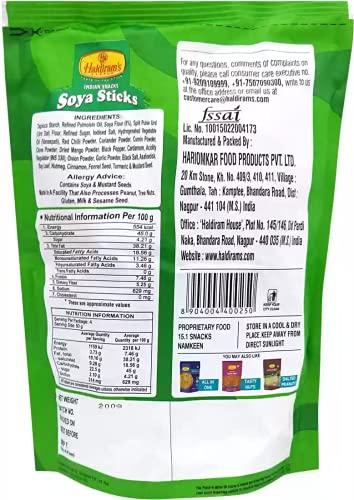 Generic Haldiram's Naagpure Soya Sticks 200gm PACK of (4)