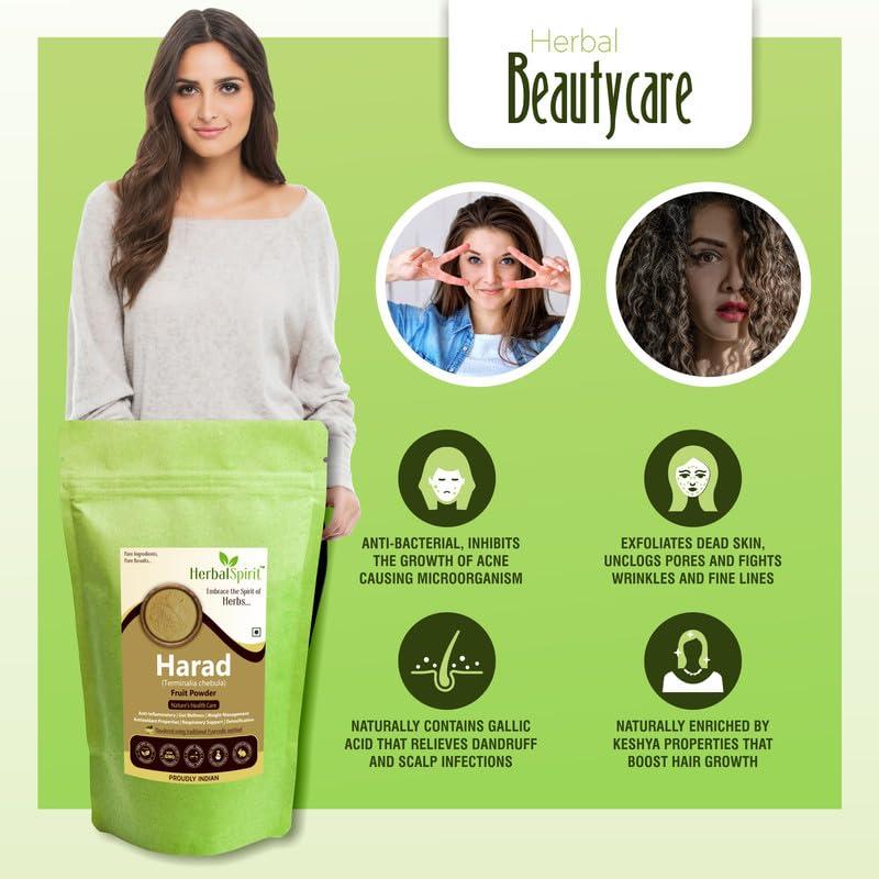 HerbalSpirit Herbal Spirit Harad Powder Organic, 900gm | Haritaki Powder | Kadukkai Powder Organic | Karakkaya Powder Organic | Karakaya Powder | Inknut Powder | Hadak Powder Ayurvedic | Haritaki Churna |