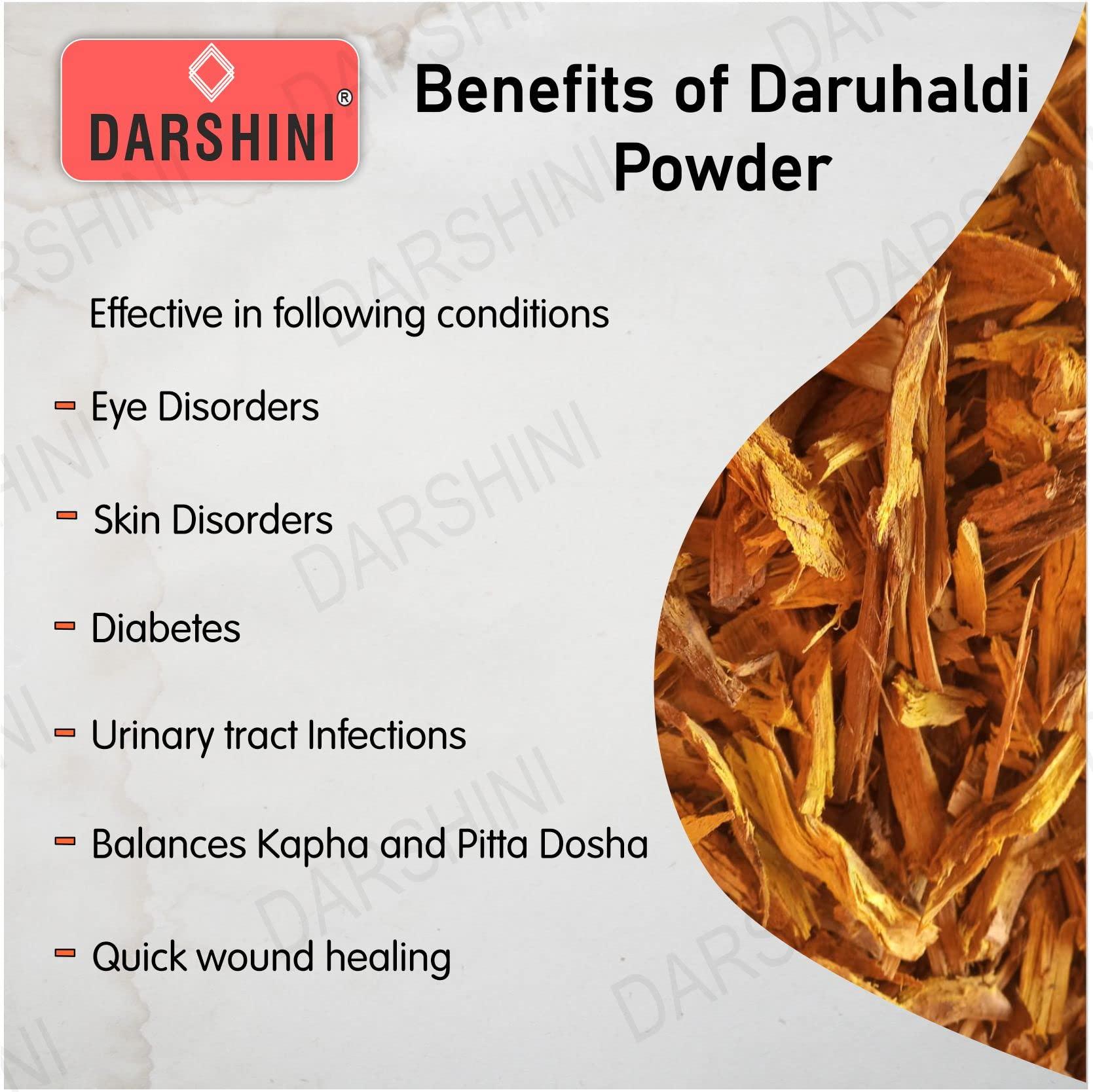 DARSHINI Darshini Daruhaldi | Mara Manjal | Berberis Aristata | Berberry Root Powder , 200g