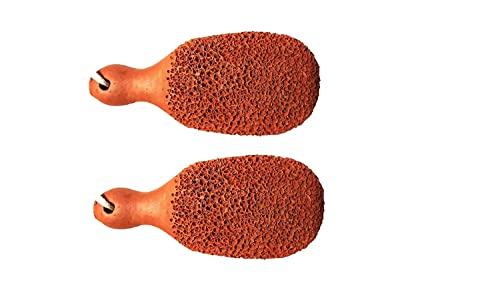 Turtuls Group Turtuls Group Terracotta Natural Pumice Stone Feet Scrubber Set of-2