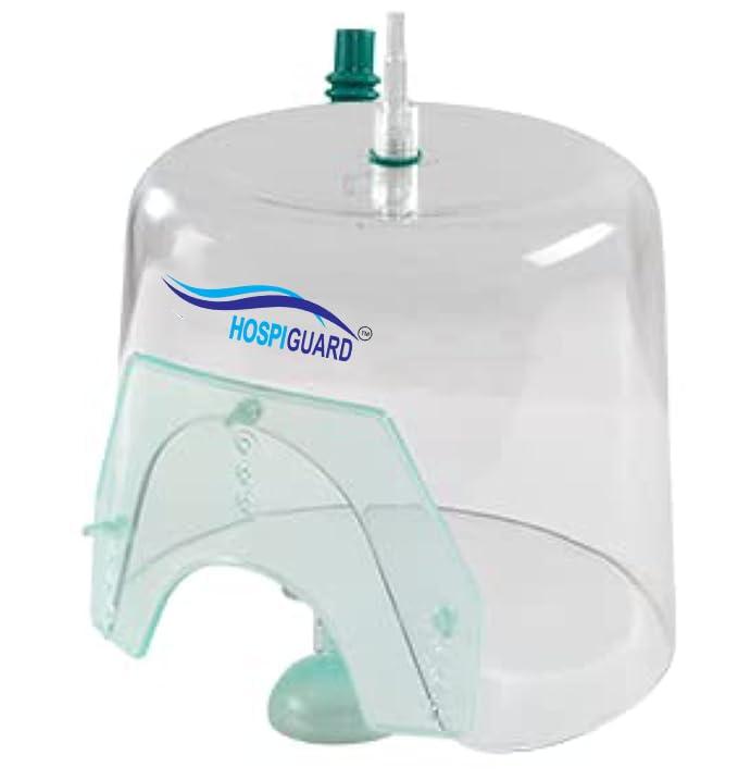 HOSPIGUARD HOSPIGUARD Oxygen Hood (LARGE), Seamless Construction, Unbreakable, for Newborn baby, Pediatric, NICU with Clear View for, Clinics, hospitals & Nursing Homes
