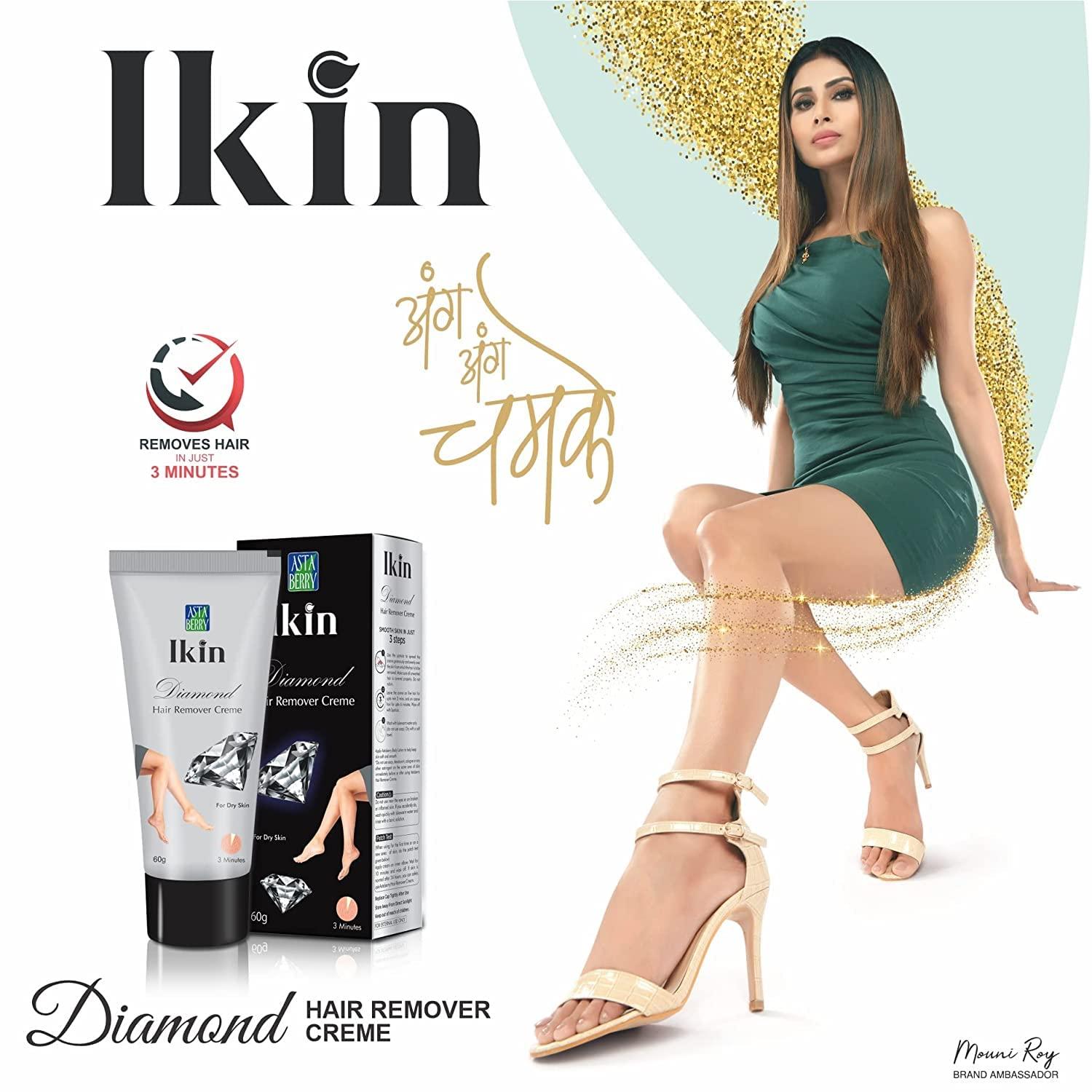 Generic Hi Fa Skin Hair Remover Cream Diamond (Pack of 03) Hair Removal Cream for Women for All Skin types | 2x Longer Lasting Smoothness than Razors