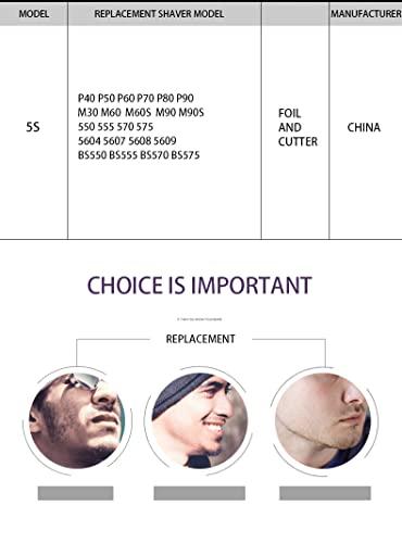 swinonline swinonline Shaver Foil And Cutter Fits Braun Cruzer 5S Replacement