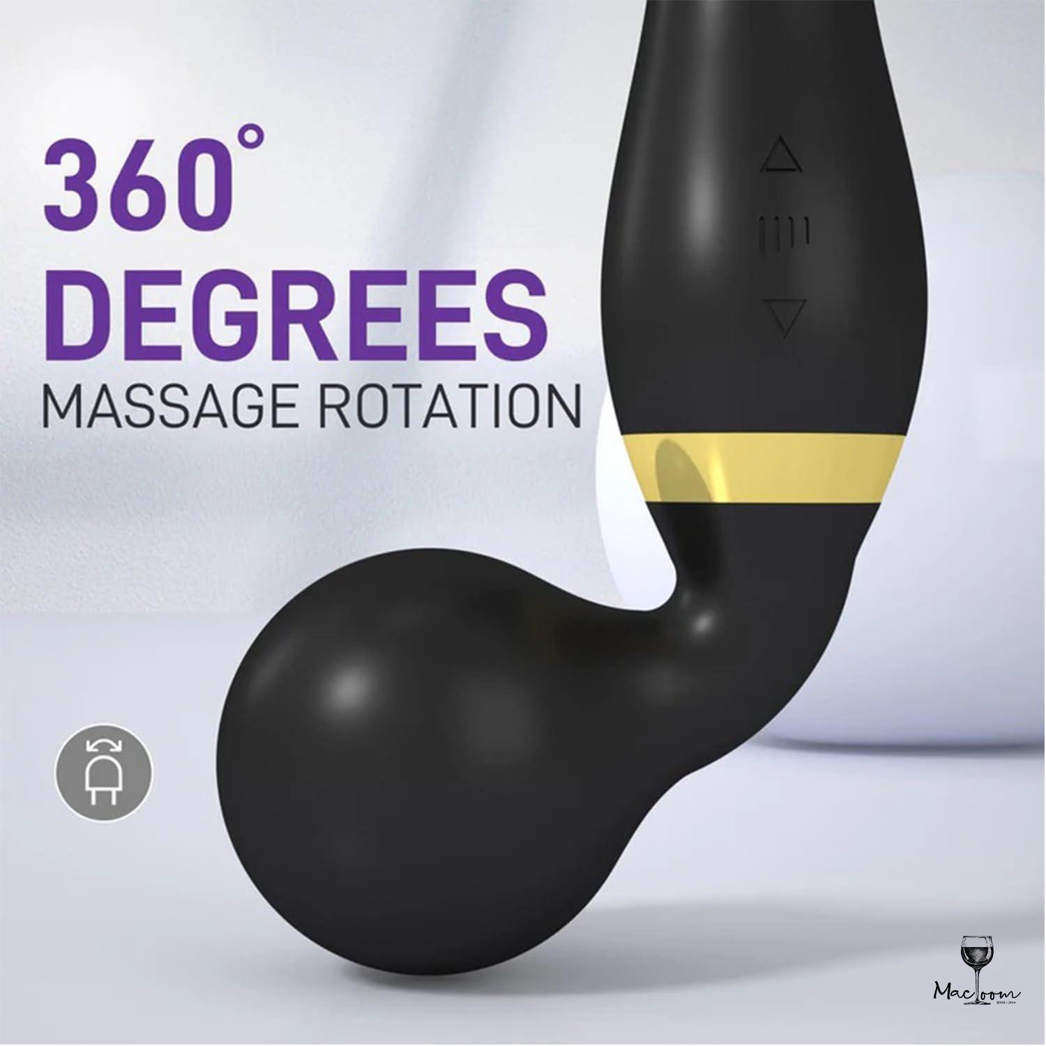 ZEKWON ENTERPRISE ZEKWON ENTERPRISE Handheld Dual Head Massager: Pain Relief and Relaxation, Rechargeable
