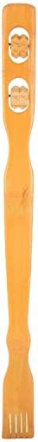 YAMKAY YAMKAY Wooden Back Scratcher Itcher Back Itching Stick with Double ball Massager Pack OF 1