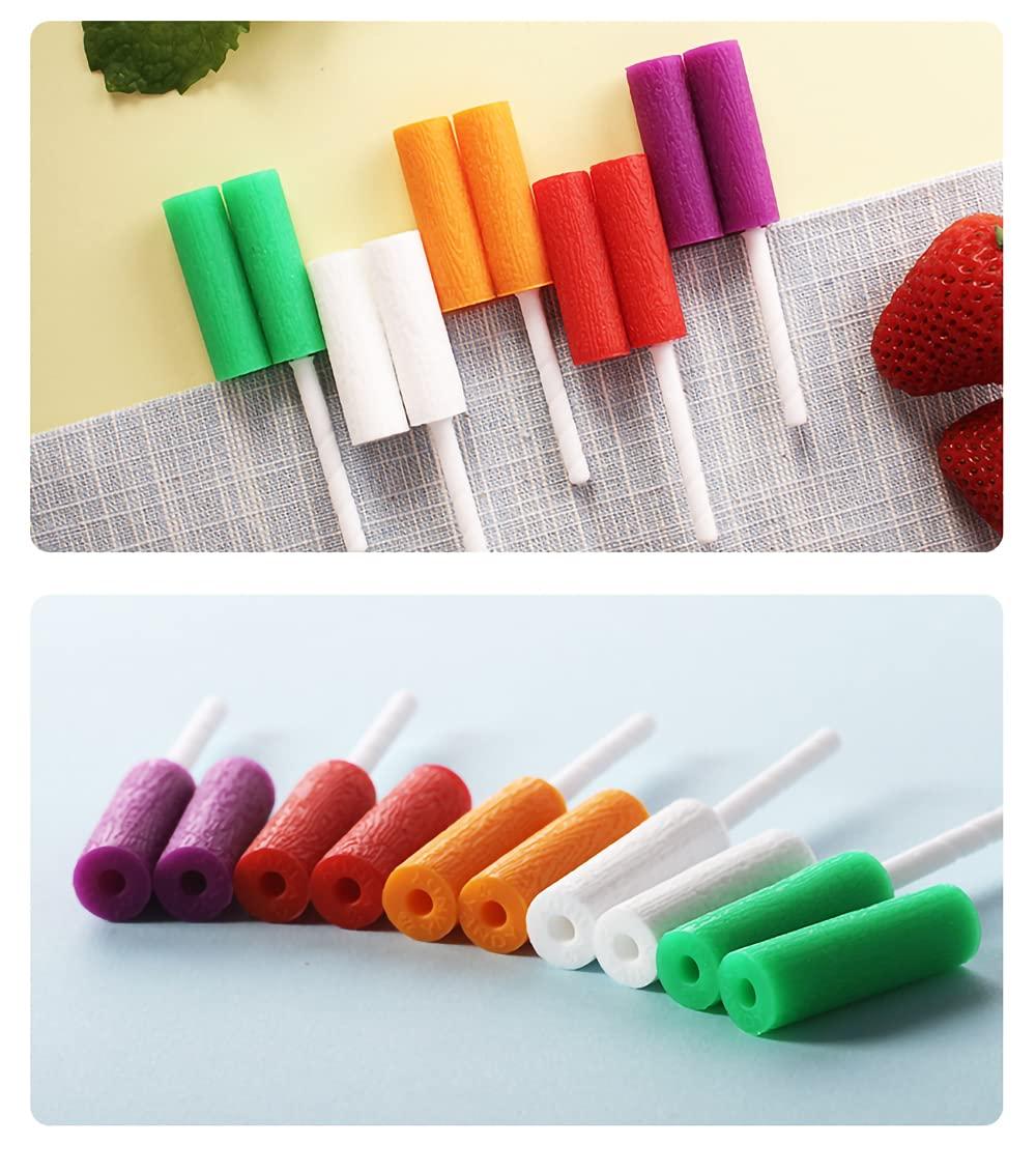 PISSION Aligner Chewies 12-Pack Medical Grade Silicone Chew Aligner Trays Seaters Teeth Aligner Chewies for invisalign Aligners Mouth Guard Aligner (Purple)