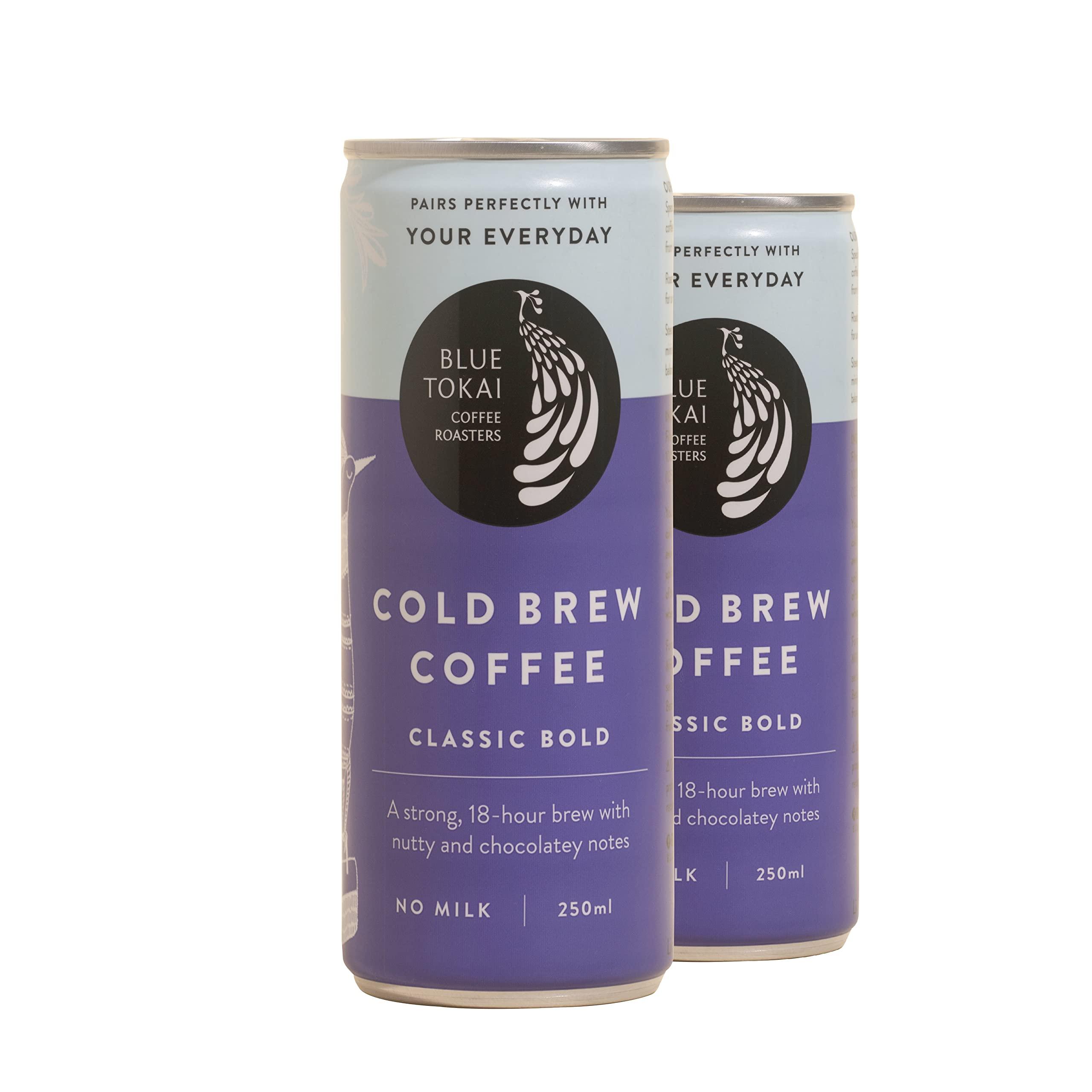 Blue Tokai Coffee Roasters Blue Tokai Coffee Roasters Classic Bold Cold Brew Cans | Ready to Drink Coffee | Made with 100% Arabica Coffee | Pack of 2 (250ml x 2)