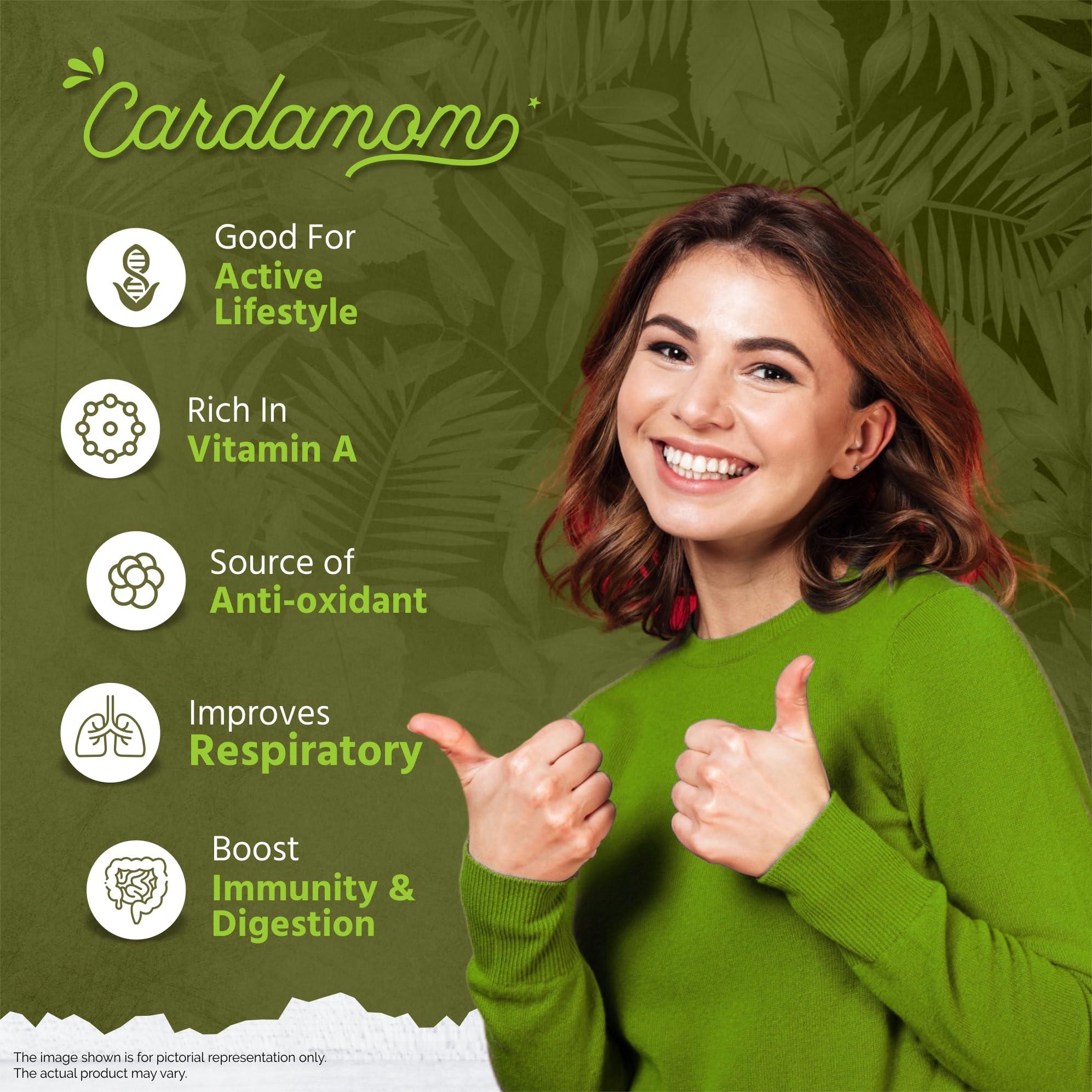 GreenFinity GreenFinity Cardamom Green Whole - 50 grams, Grade - 8mm, (Buy 1 Get 1 Free).