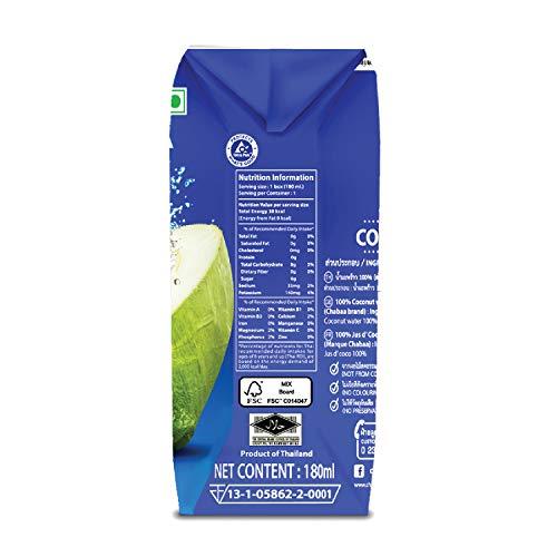 Chabaa Chabaa 100% Pure Coconut Water, 180