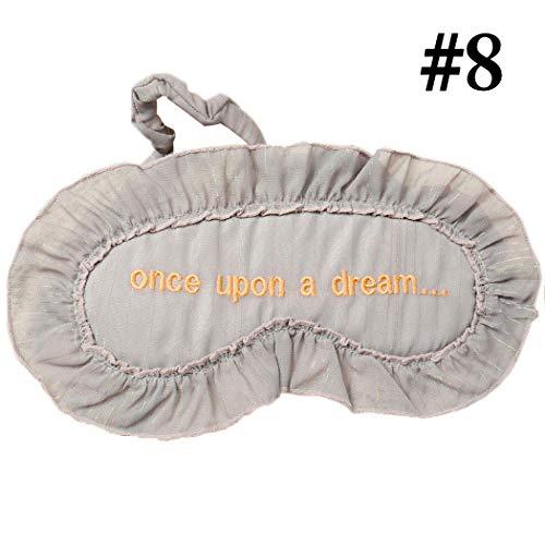 Fascigirl Fascigirl Sleeping Mask Eye Mask Lace Letter Decor Sleeping Eye Cover Blindfold Eyeshade