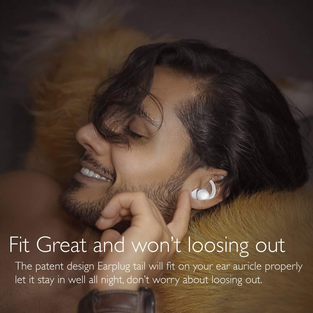 Crirax Afflatus Sound Blocking Earplugs Two Pair Set for Concert Construction Shooting Sleeping Travel (Green)