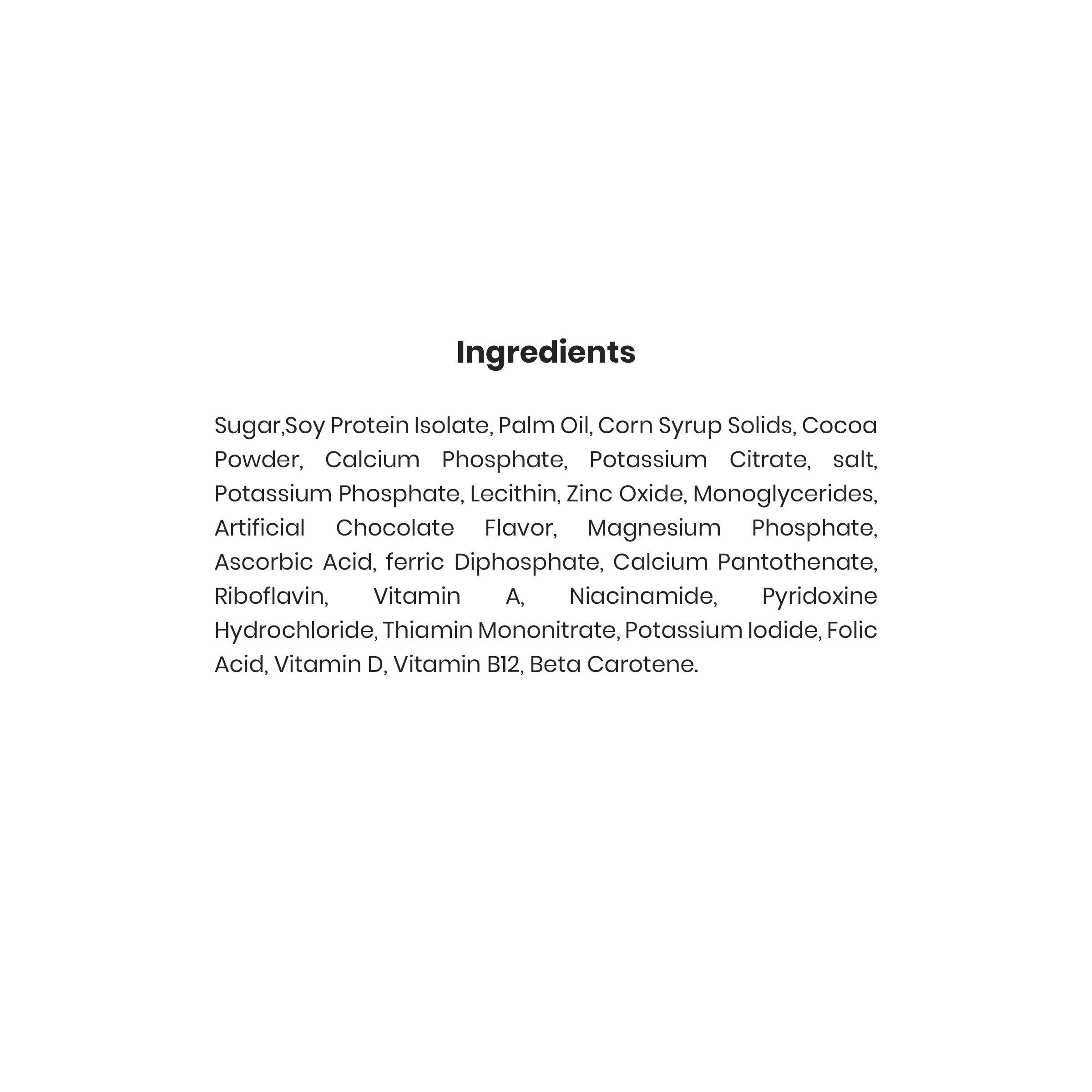 Soyvita SOYVITA - SWEETENED CHOCOLATE | LACTOSE FREE | VEGAN | ENRICHED SOY BEVERAGE POWDER | Serves-15 (500 Gms)