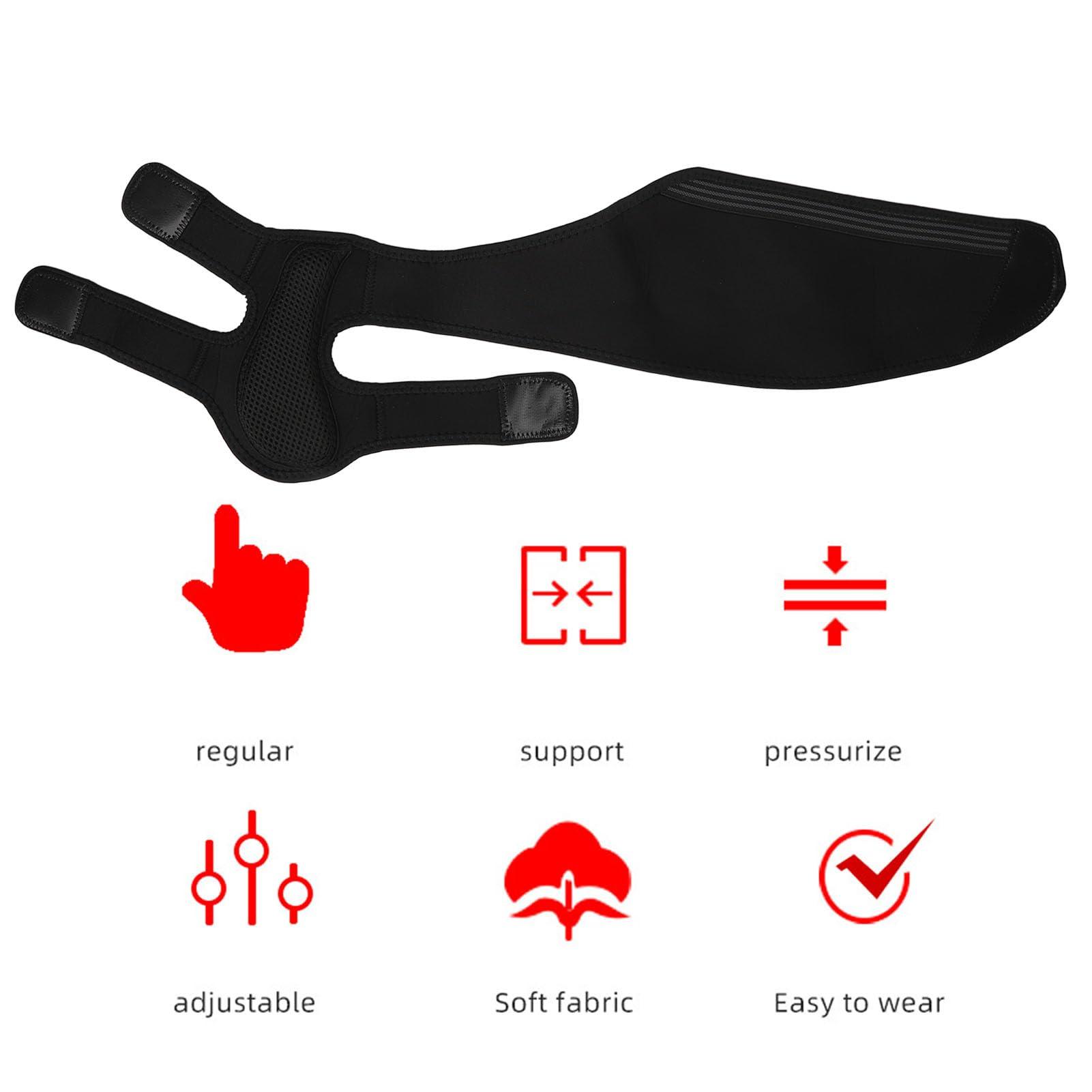 Jaerb Drop Foot Brace, Drop Foot Ankle Brace Stretching Plantar for Men Women for Sleeping (Right Foot)