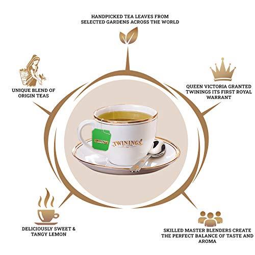 Twinings Twinings Green Tea & Lemon, 25 Teabags, Green Tea, Deliciously Sweet & Tangy Lemon