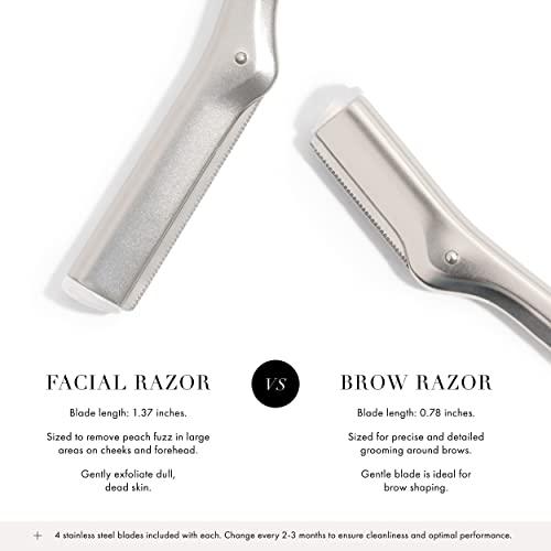 Tweezerman Tweezerman Facial Razor, Silver