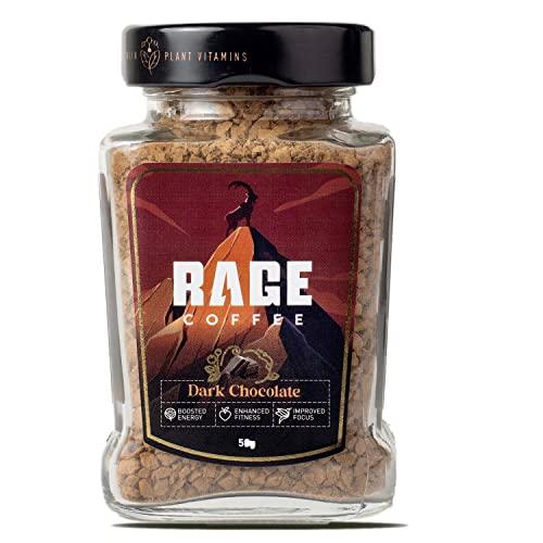 RAGE COFFEE Rage Coffee Combo - Flavoured Instant Coffee With Drinking Chocolate Powder Mix | Dark Chocolate Flavoured Coffee | Coffee, 50 gms & Chocolate Powder Mix, 100 gms | Made In India