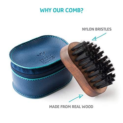 Bombay Shaving Company Bombay Shaving Company Pocket Size Beard Brush & Bombay Shaving Company Transparent Beard Shaper Tool With Comb For Men, Home and Salon Use, Men Beard Accessories, 50 g