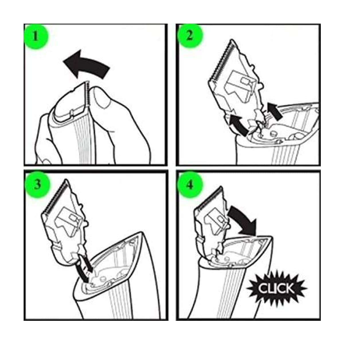 PIPALIYA PIPALIYA Rechargeable Cordless Men Trimmer Shaver Machine for Beard & Hair Styling with 3 Extra Clips | Hair Clipper for Men & Boys | Multi-color | Pack of 1