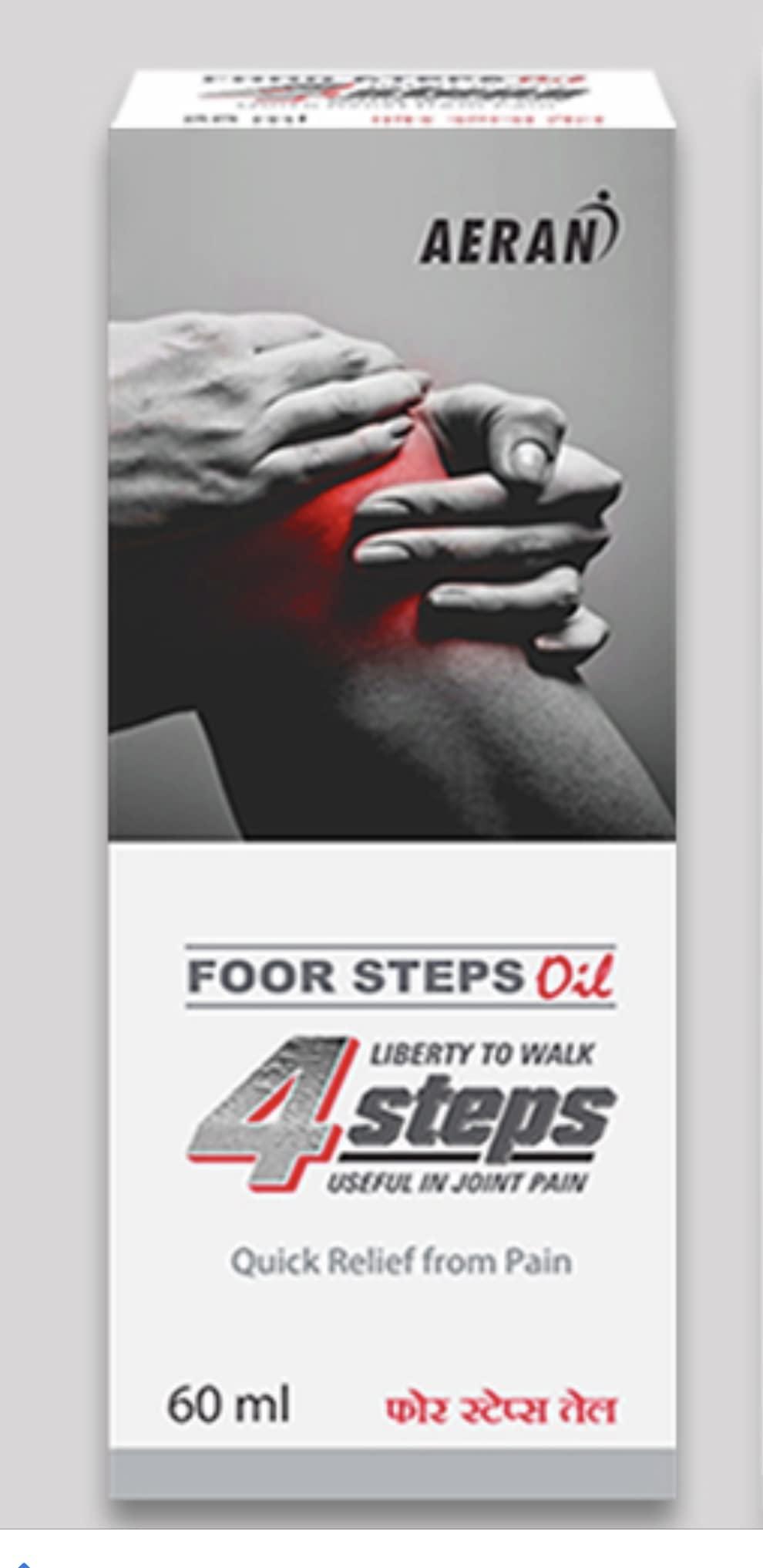 Longlivelives 4step oil | Ayurvedic pain Relief oil for knee and joint pain | Pack of 5