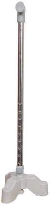 MUBBA MUBBA 3 Leg Walking Sticks Chrome Tripod Cane Three Leg Crutches Grey