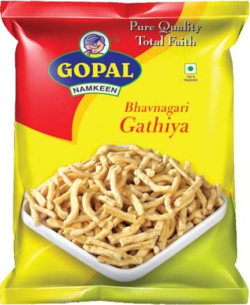 GOPAL NAMKEEN Gopal Namkeen Combo |Bhavnagri Gathiya 500g | Sev Murmura 500g |Nylon Chivda 500g |Nadiyadi Mix 500g |Sing Bhujiya 500g