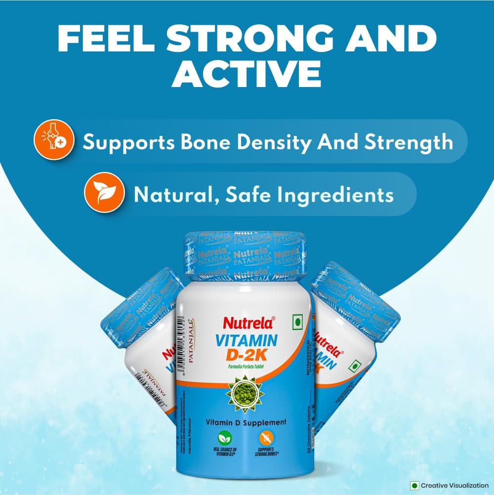 NUTRELA Nutrela VIT D2K 60 TAB VITAMIN