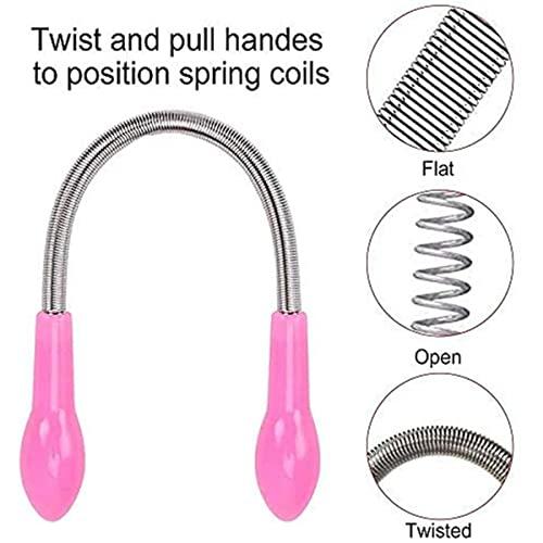 BOTIST BOTIST Hair Removing Spring - Facial Hair Removal Spring Epilator Face Threading Natural Beauty Tool Stick for Upper Lip Cheek Chin Moustache Sideburns Neck Unwanted Hair Remover Tools