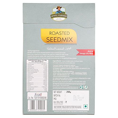 JEWEL FARMER JEWEL FARMER Roasted Seedmix Salted Superfood Mix with Pumpkin, Sunflower, Muskmelon & Flax Seeds (200g)