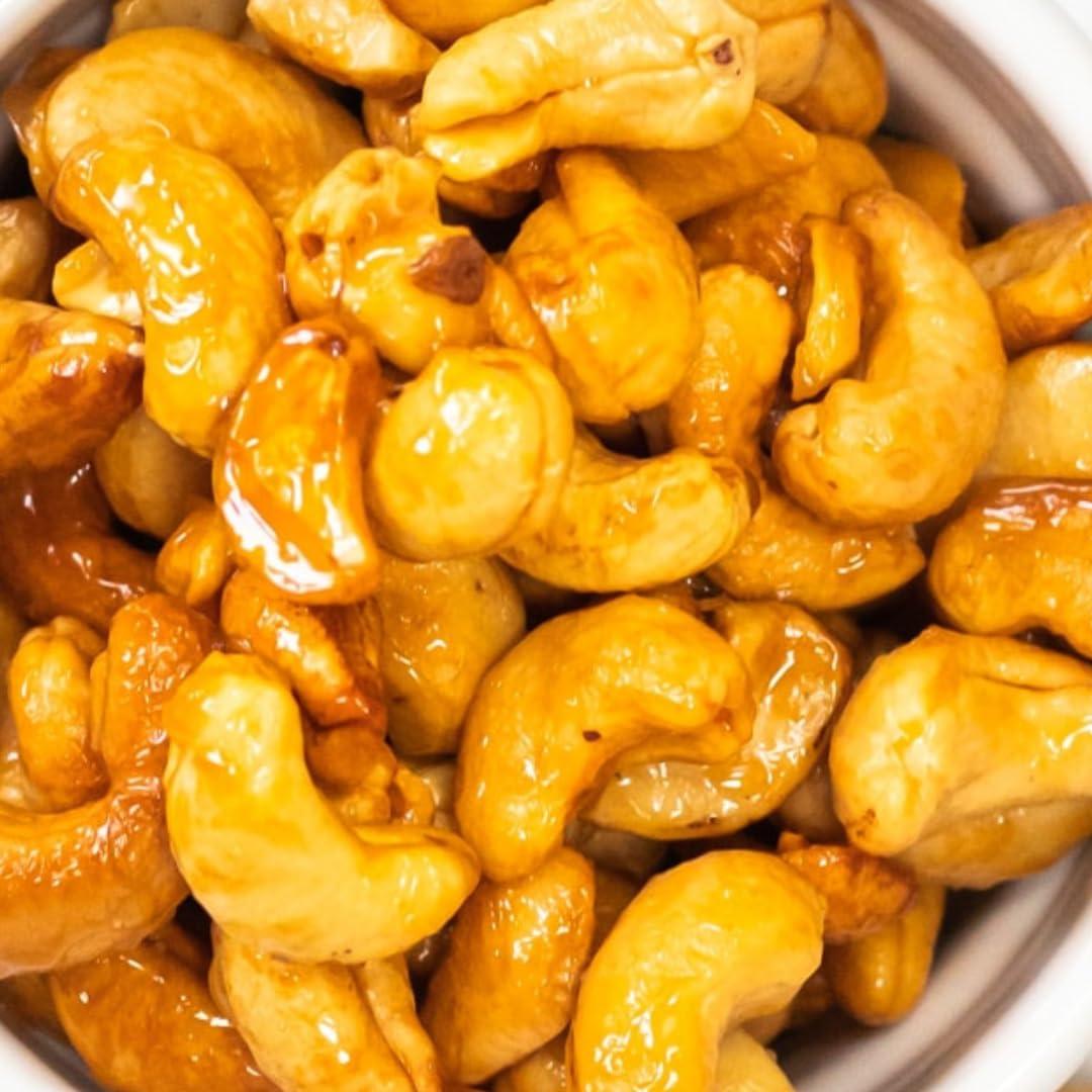 FOODNUTRA FOODNUTRA Premium Roasted Honey Coated Flavoured Cashew Healthy and testy Kaju (1000g)