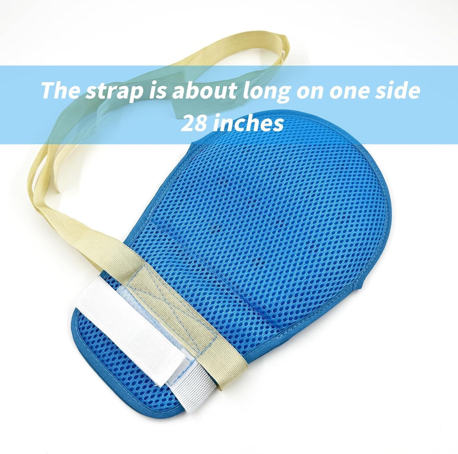 tradehub Trade Hub Safety Control Mitts Dementia Gloves - Medical Hand Glove Hospital Hands Restraints Prevent Finger Harm Fixed Gloves for Medical Restraints Patient for Elderly