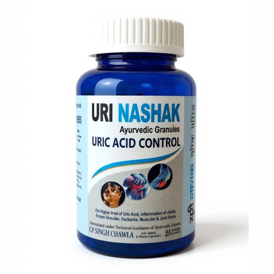 DR. ASMA HERBALS URI NASHAK POWDER Ayurvedic Uric Acid Control medicine | 100g POWDER with 60 Asmaliv-DS Liver Tablets for Fast Action Results | Dr. Asma Herbals (1972)