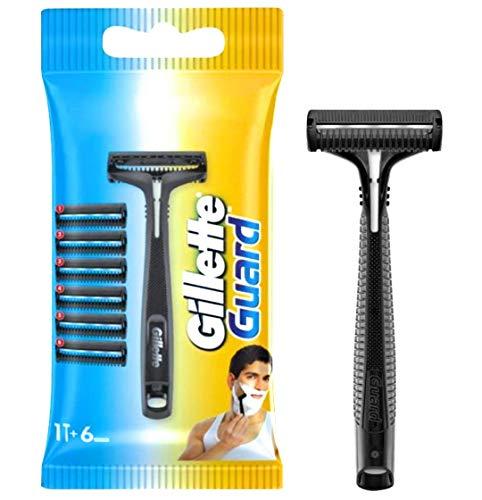 Gillette Guard Gillette Razor & Cartridge 6 pcs (Pack of 6) by JaiHind