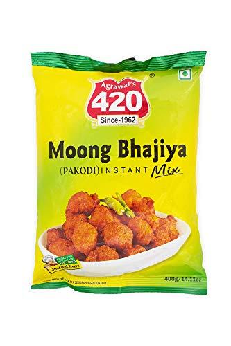 Agrawal's 420 Bites Agrawal's 420 Bites Moong Bhajiya Instant Mix 400 gm (Pack of 2)