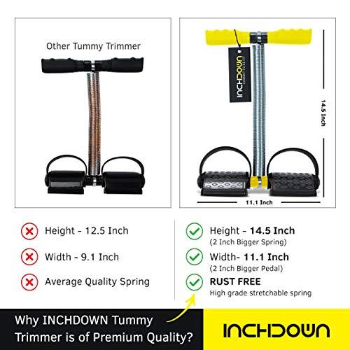 Inchdown INCHDOWN Tummy Trimmer for Men and Women | Single Spring Tummy Trimmer Body Toner - Abs Exercise & Body Toner Equipment for Home Use. - Life Time Warranty